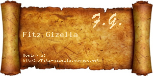 Fitz Gizella névjegykártya